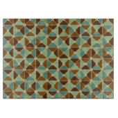 Planche À Découper Rétro motif géométrique (Devant)