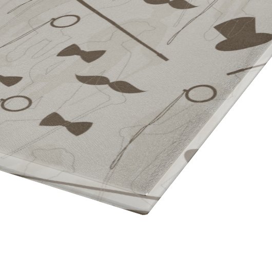 Planche À Découper Rétro motif pour l'homme 2 (Coin)