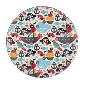 Planche À Découper Rétro navigation d'illustration de pirates (Devant)