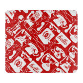 Planche À Découper Rétro n'importe quel Motif téléphonique couleur (Devant)