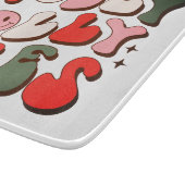 Planche À Découper Retro Noël Holly Jolly Vibes Vacances tendance (Coin)