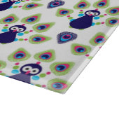 Planche À Découper rétro paon exotique de l'Inde (Coin)