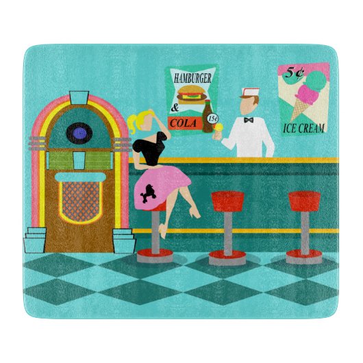 Planche à découper Retro Soda (Devant)