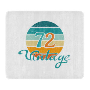 Planche À Découper Retro Sunset 72 Vintage en détresse