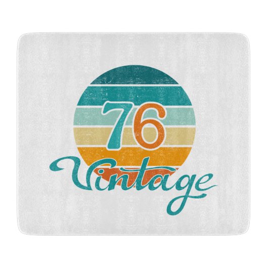 Planche À Découper Retro Sunset 76 Vintage (Devant)