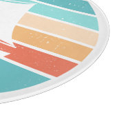 Planche À Découper Retro Sunset Effet Perdu + Voilier (Coin)