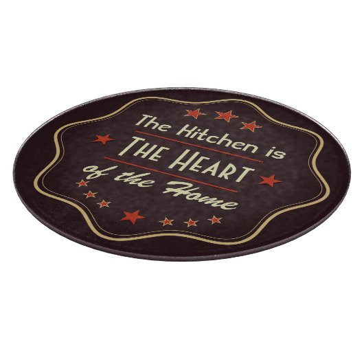 Planche À Découper Retro Text Kitchen Quote (Coin)