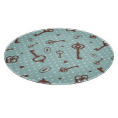 Planche À Découper Rétros clés de Valentine (Coin)