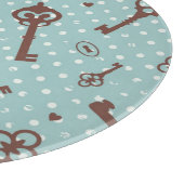 Planche À Découper Rétros clés de Valentine (Coin)