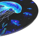 Planche À Découper Rêve de méduse bioluminescente (Coin)