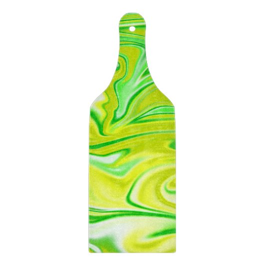 Planche À Découper "Rêve minty : Les perles douces du marbre vert" (Devant)