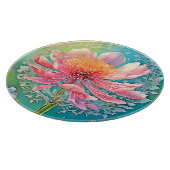 Planche À Découper Rêve papillon rose en fleur (Coin)
