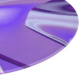 Planche À Découper Rêves de fleurs violettes (Coin)