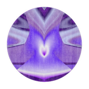 Planche À Découper Rêves de fleurs violettes