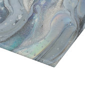 Planche À Découper Rêves de marbre en bleu (Coin)