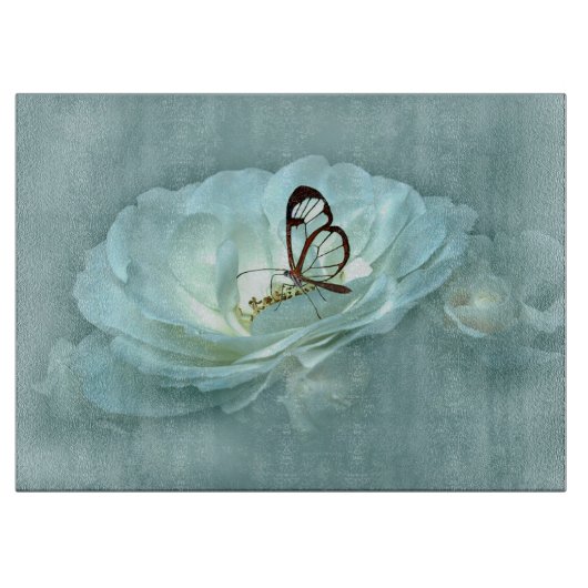 PLANCHE À DÉCOUPER RÊVES DE MISTÉ - ROSE ET BOUTTERFLY (Devant)