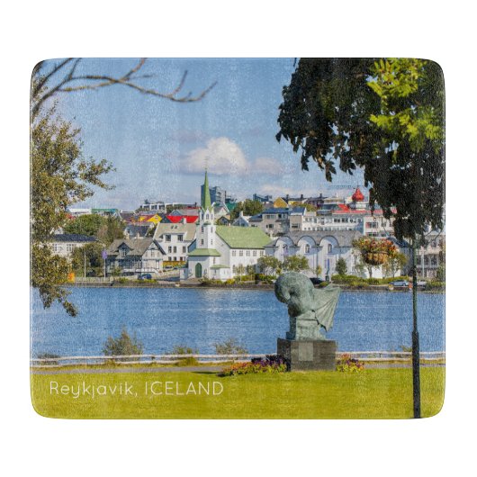Planche À Découper Reykjavik Islande (Devant)