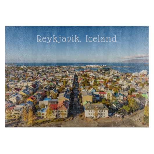 Planche À Découper Reykjavik Islande (Devant)