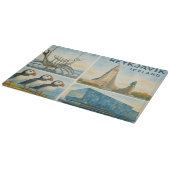 Planche À Découper Reykjavik Islande multivue (Coin)