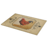 Planche À Découper Rhode Island Red Rooster Yellow Arrière - plan (Coin)
