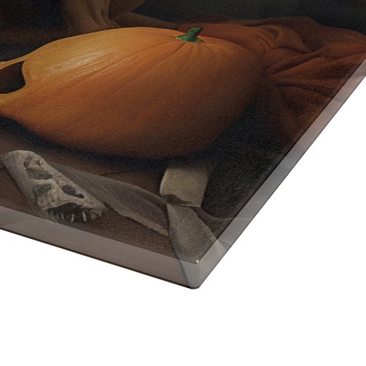 Planche À Découper Rhodesian Ridgeback Citrouilles Halloween effrayan (Coin)