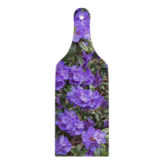 Planche À Découper Rhododendron pourpre fleurit (Devant)