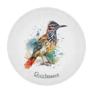 Planche À Découper Roadrunner en aquarelle dynamique