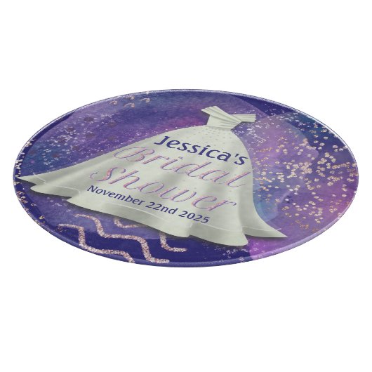 Planche À Découper Robe de mariée pour enterrement de vie de jeune fi (Coin)