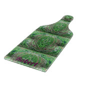 Planche À Découper ROBERT ~ TASTY! ~ Maroon vert fractal (Coin)