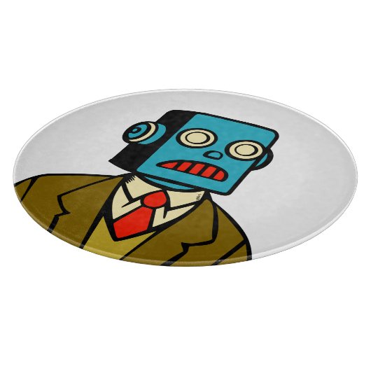 Planche À Découper Robot bleu (Coin)