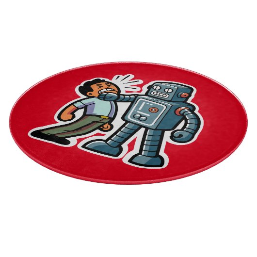 Planche À Découper Robot en colère (Coin)