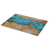 Planche À Découper Rocher Turquoise 1 (Coin)