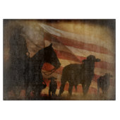 Planche À Découper Rodéo rustique Cowboy (Devant)