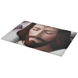 Planche À Découper Roi de l'Univers Jésus IA 3D