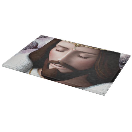 Planche À Découper Roi de l'Univers Jésus IA 3D (Coin)