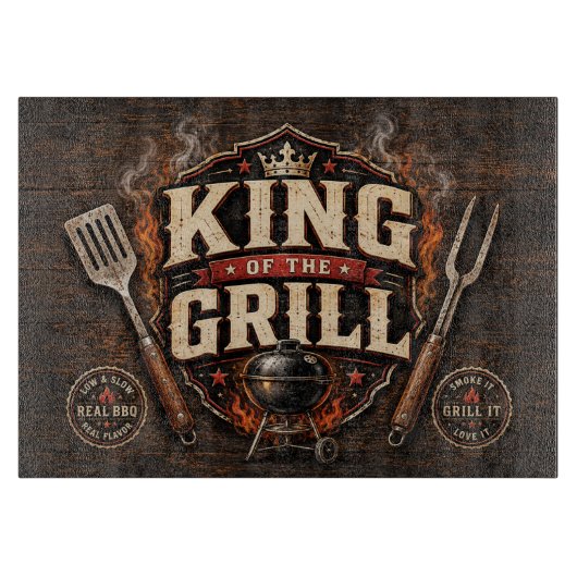 Planche À Découper Roi du Grill (Devant)