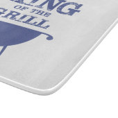 Planche À Découper Roi Du Grill, Bleu (Coin)