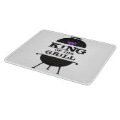 Planche À Découper Roi Du Grill, Couronne Violette Noire (Coin)