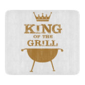 Planche À Découper Roi Du Grill, Or (Devant)