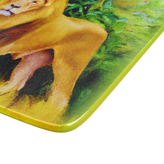 Planche À Découper Roi Lion Dans La Jungle. Commandez dès maintenant (Coin)