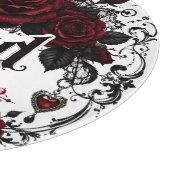 Planche À Découper Romance gothique de la Saint-Valentin d'Halloween  (Coin)