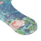 Planche À Découper Romantique bleu customisé noms de couple (Coin)