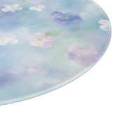 Planche À Découper Romantique Jolie Lavande Fleurs blanches (Coin)