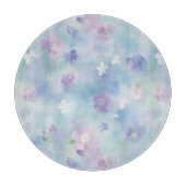 Planche À Découper Romantique Jolie Lavande Fleurs blanches (Devant)