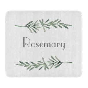 Planche À Découper Romarin aquarelle