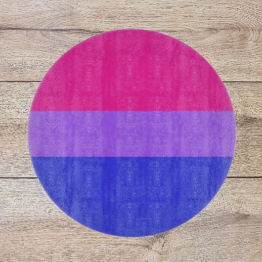 Planche à découper ronde de fierté Bi