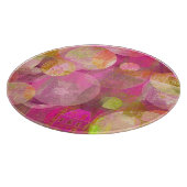 planche à découper ronde de maisons heureuses (Coin)