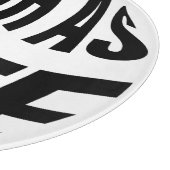 Planche à Découper Ronde Élevée Comme Un Cerf-Vola (Coin)
