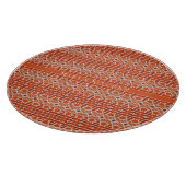 PLANCHE À DÉCOUPER RONDE EN VERRE GINGERBREAD (Coin)