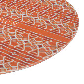 PLANCHE À DÉCOUPER RONDE EN VERRE GINGERBREAD (Coin)